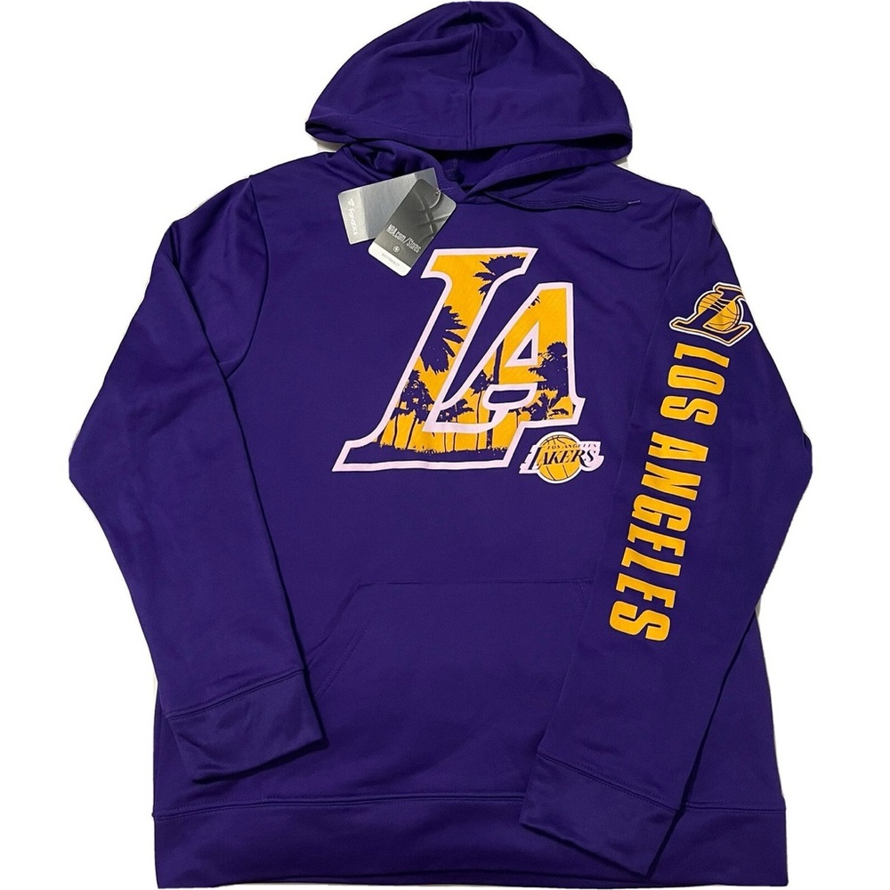 Purple Los Angeles Lakers Hoodie size Large